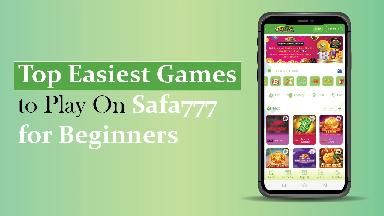Top Easiest Games on Safa777 for Beginners